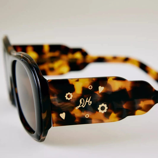 Damson Madder Oversized Navigator Sunglasses