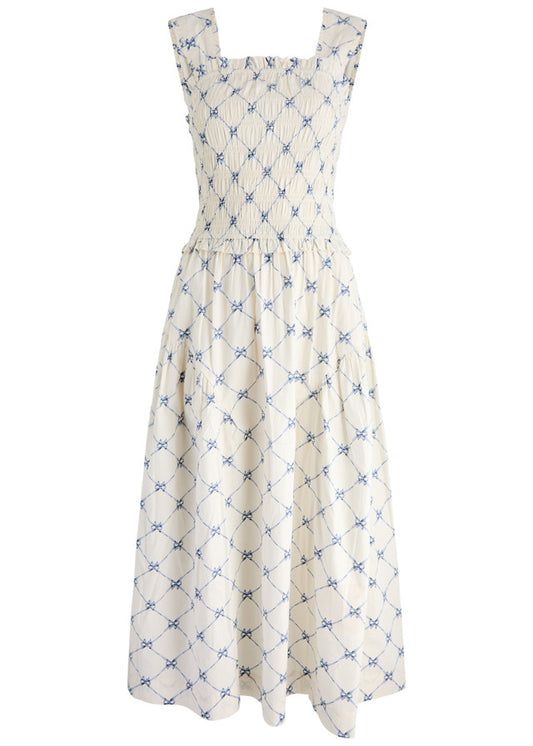 Damson Madder Violet Midi Dress - Bow Print