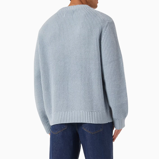 Wax London Wilde Blue Waffle Knit Jumper