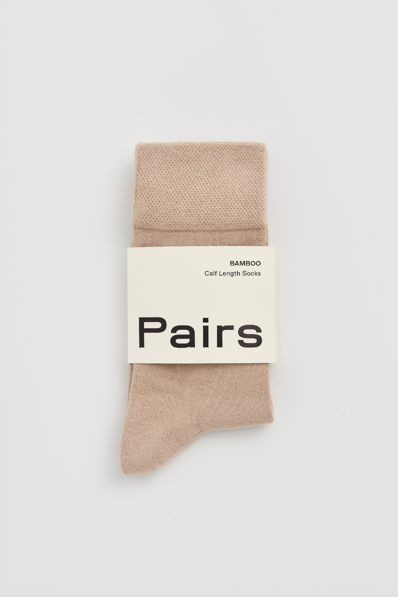 Milky Tea Beige Bamboo Socks
