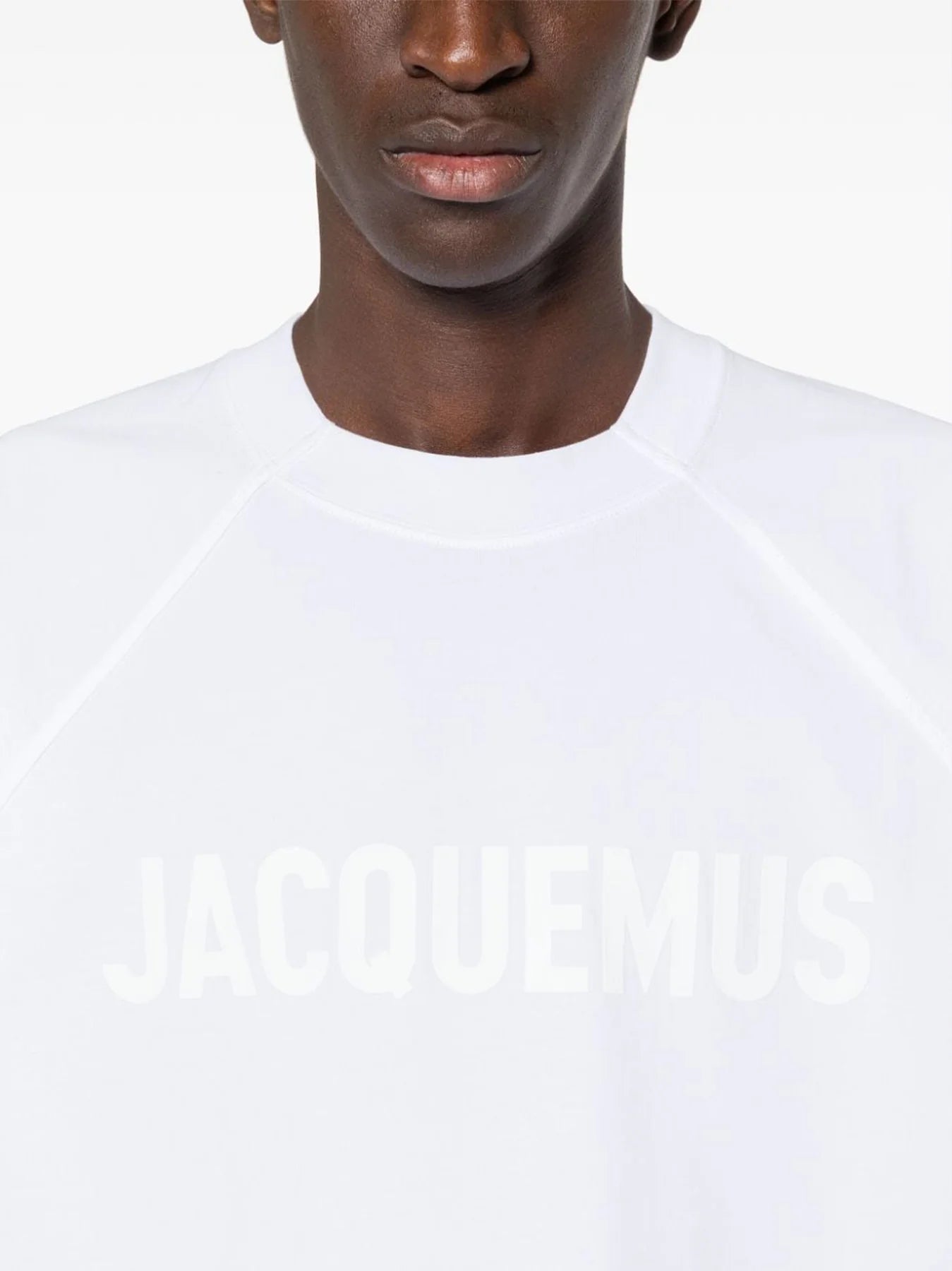 JACQUEMUS Le t-shirt Typo oversize White
