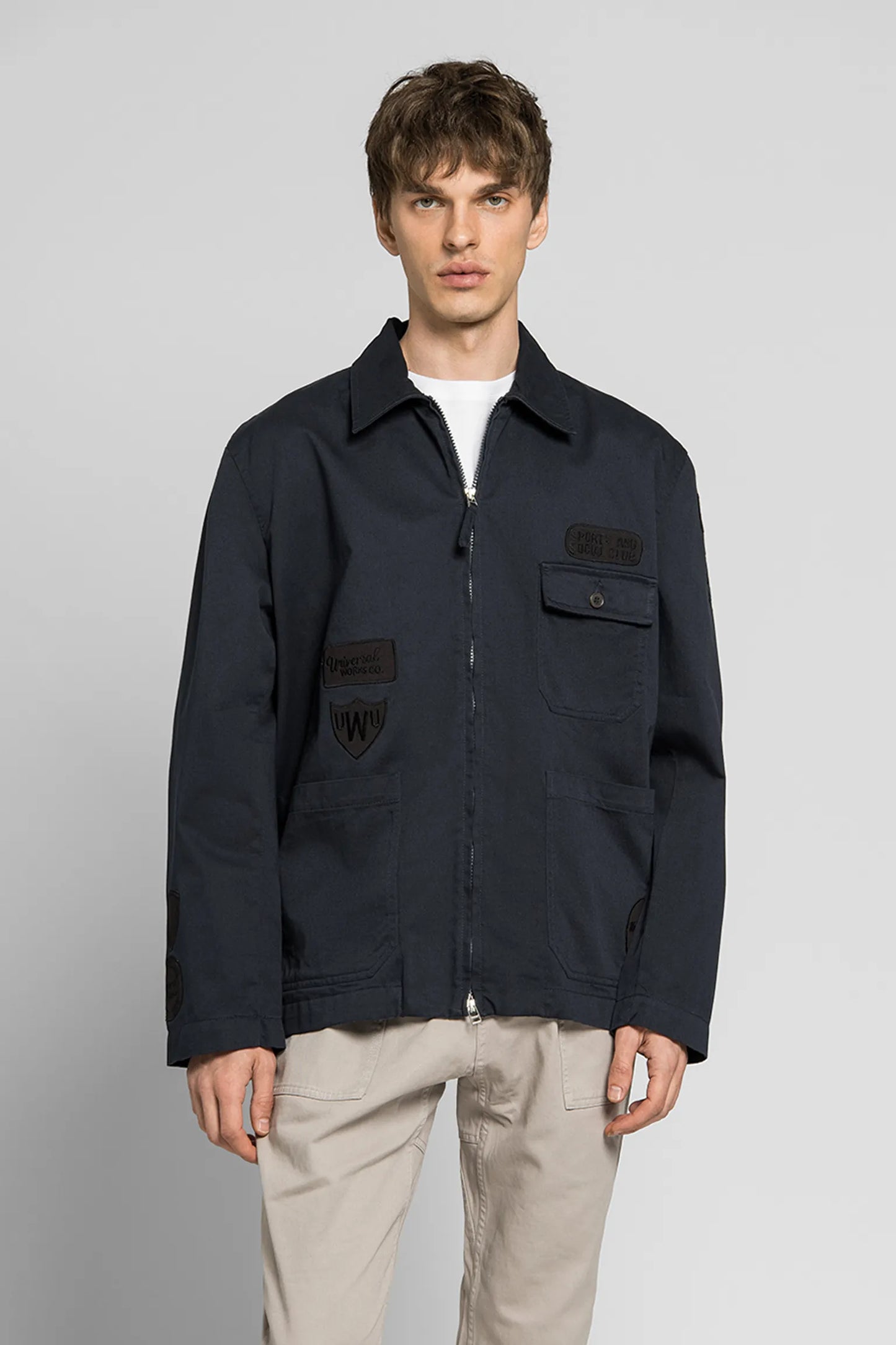 Universal Works Gower Jacket Embroidered