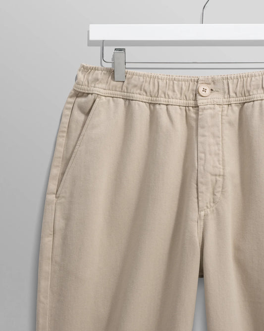 Kurt Beige Organic Cotton Trousers