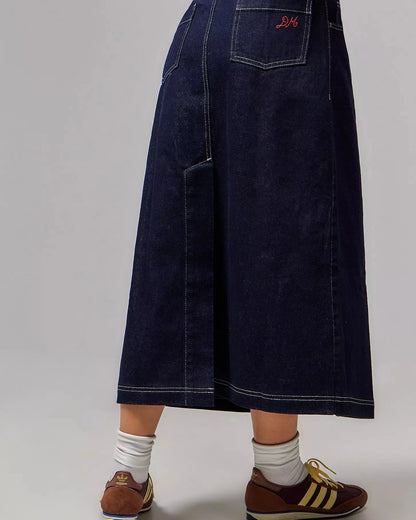 Raye Denim Skirt - Dark Indigo
