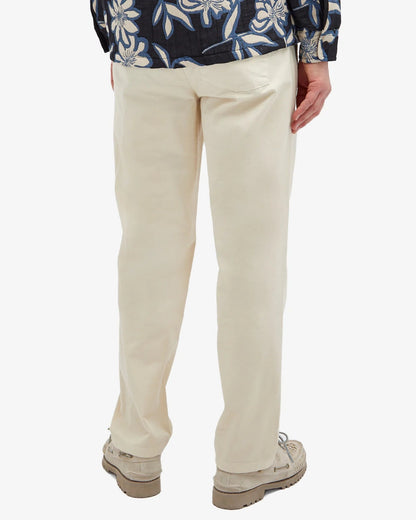Raleigh Stone Cotton Pleated Trousers V2
