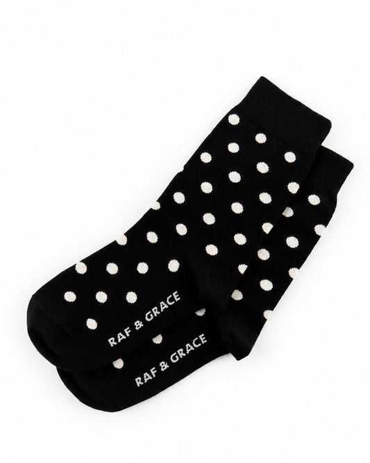Raf & Grace Sock Black/Ecru