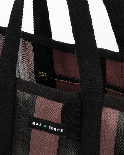 Raf And Grace Large Shopper Bag Brown/Black