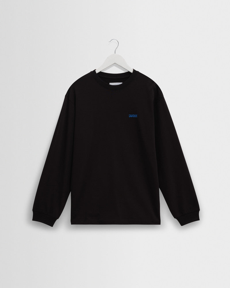 WAX 90's LONG SLEEVE DOODLE BLACK/BRIGHT BLUE