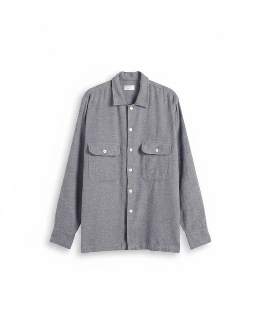 Universal Works Utility Shirt Alaska Cotton Navy