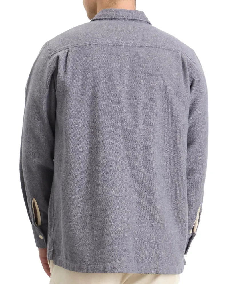 Universal Works Utility Shirt Alaska Cotton Navy