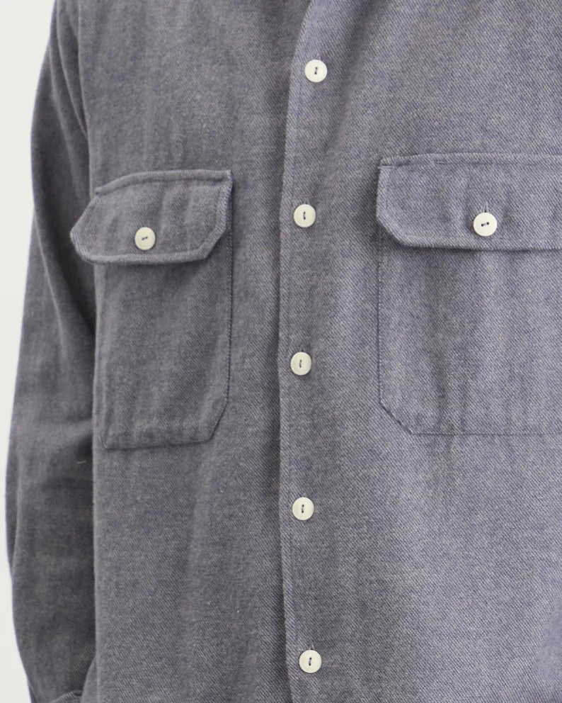 Universal Works Utility Shirt Alaska Cotton Navy