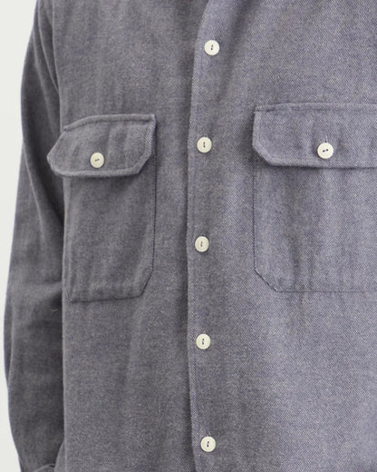 Universal Works Utility Shirt Alaska Cotton Navy