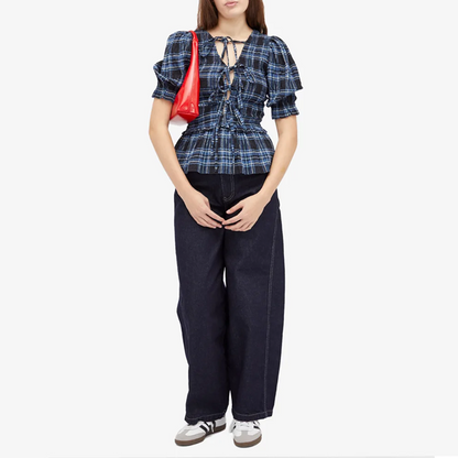 Damson Madder DION JEAN in INDIGO