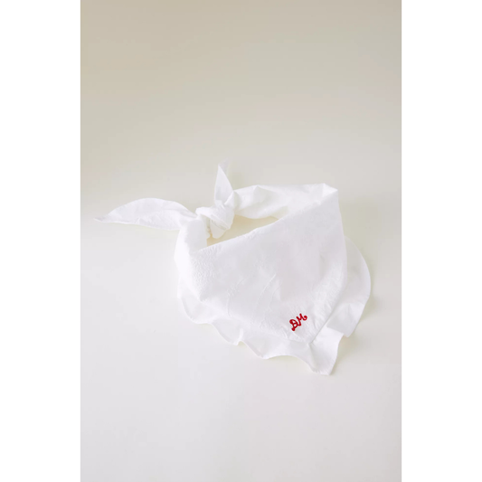 FAN FAN HEAD SCARF IN PATCHWORK EMBROIDERY