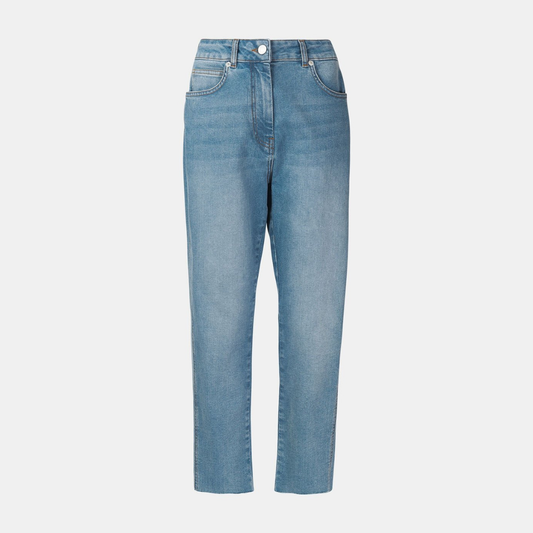 Stretch Slim Frayed Jean