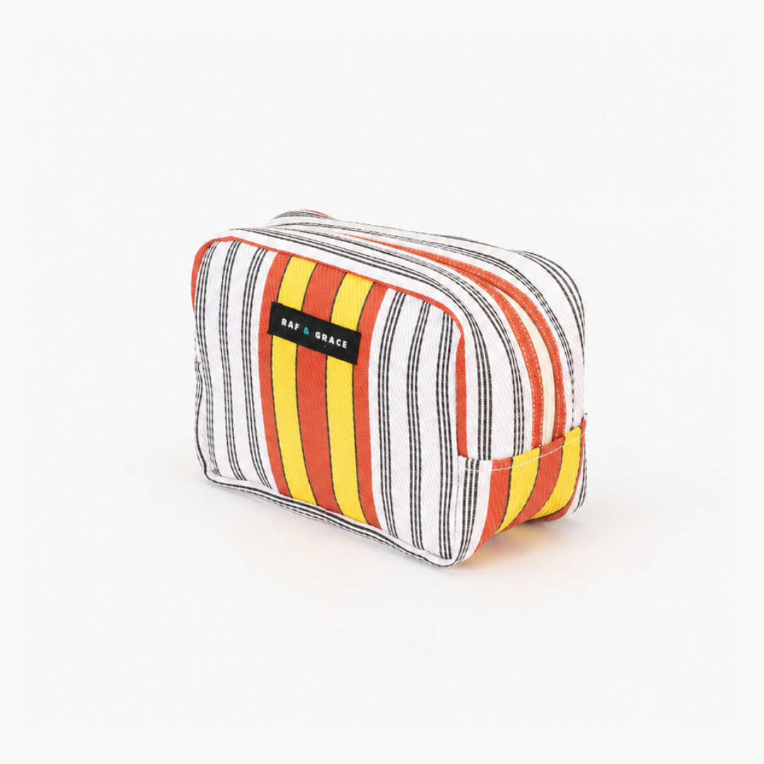 Red/Yellow Wash Bag