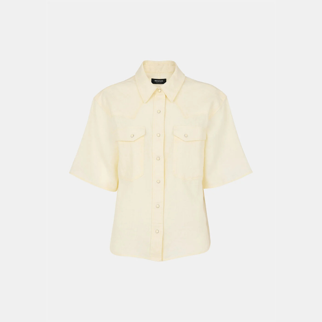 Linen Western Detail Shirt