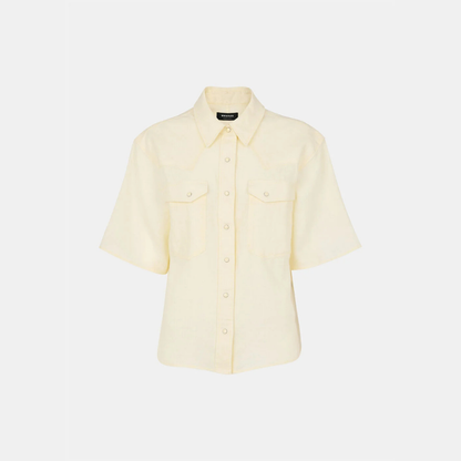 Linen Western Detail Shirt