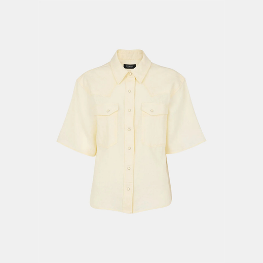 Linen Western Detail Shirt