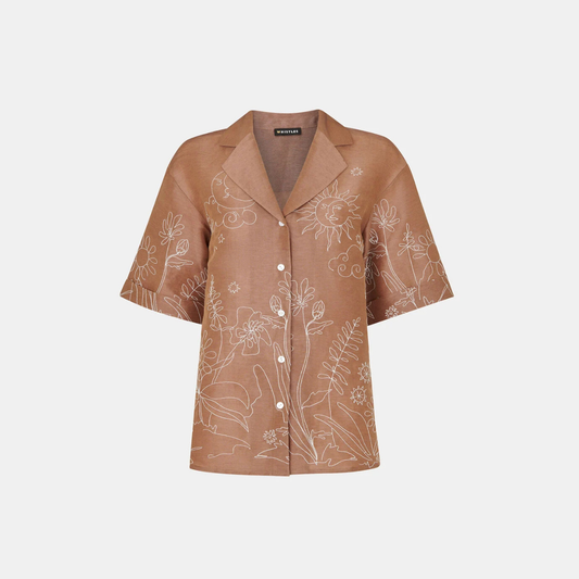 Embroidered Scribble Shirt