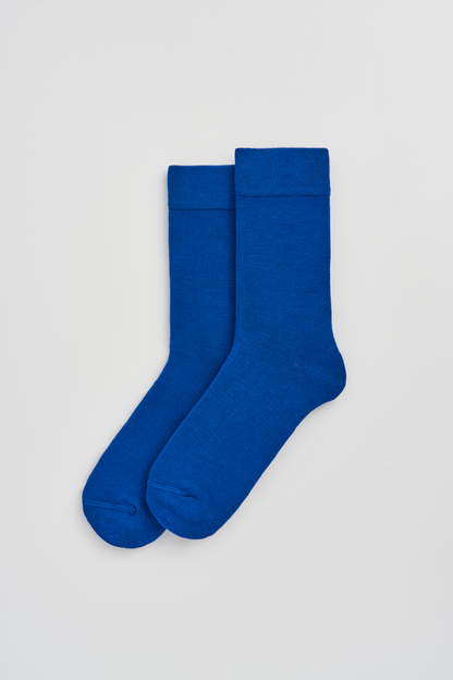 Strong Blue Bamboo Socks