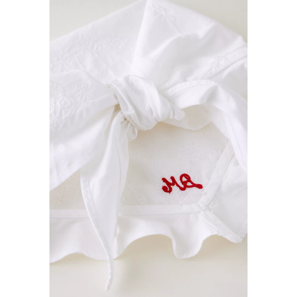 FAN FAN HEAD SCARF IN PATCHWORK EMBROIDERY