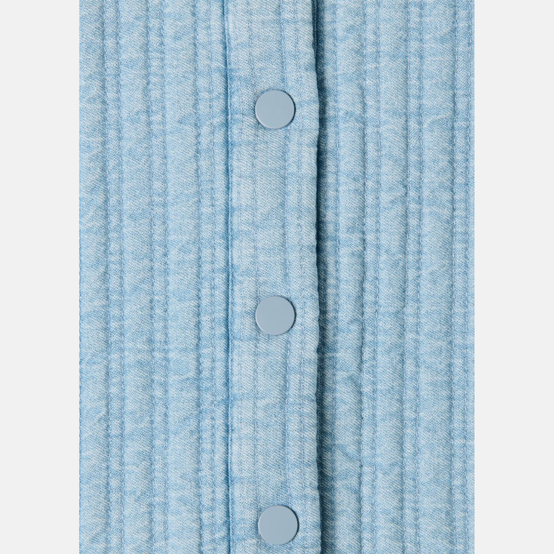 Cotton Quilted Chambray Jacket