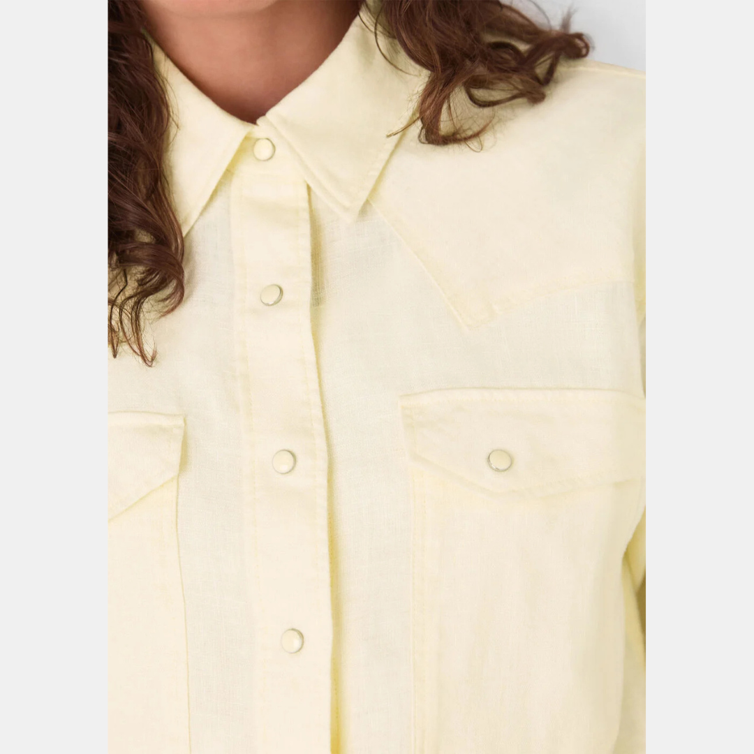 Linen Western Detail Shirt