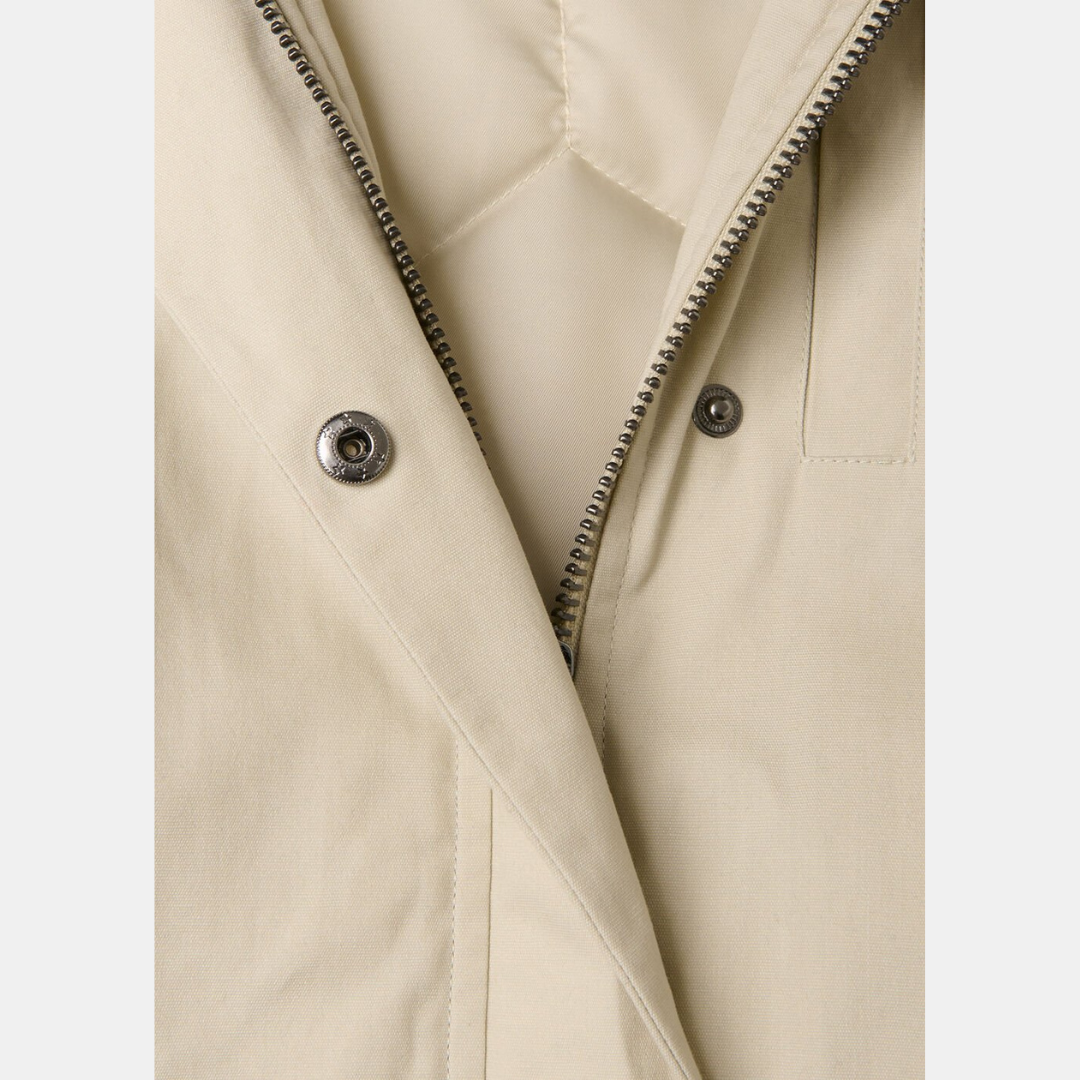 Fern Waxed Barn Jacket Neutral