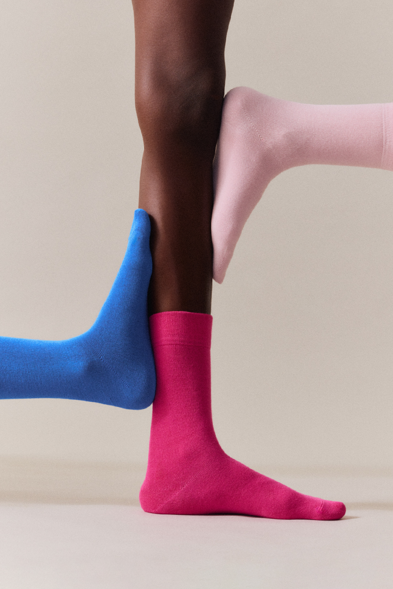 Strong Blue Bamboo Socks