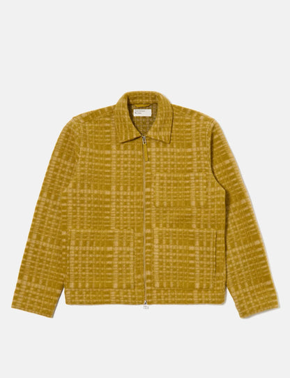 Universal Works Zip Uniform Jacket Telepass Fleece Yellow