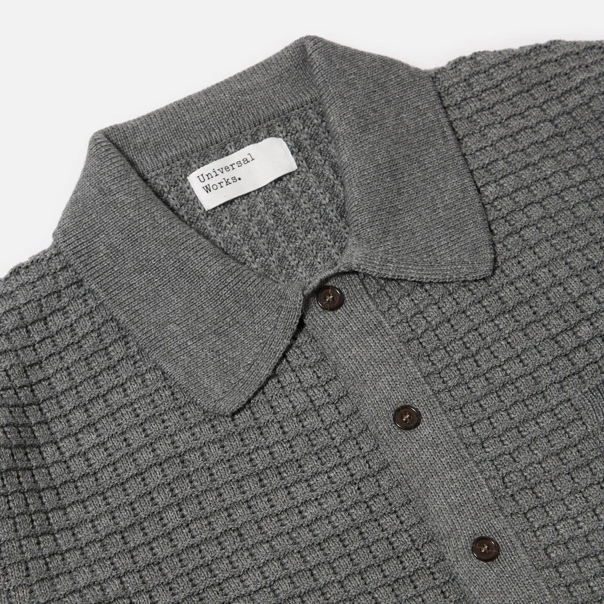 Universal Works Charlie Cardigan Textured Merino