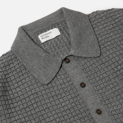 Universal Works Charlie Cardigan Textured Merino