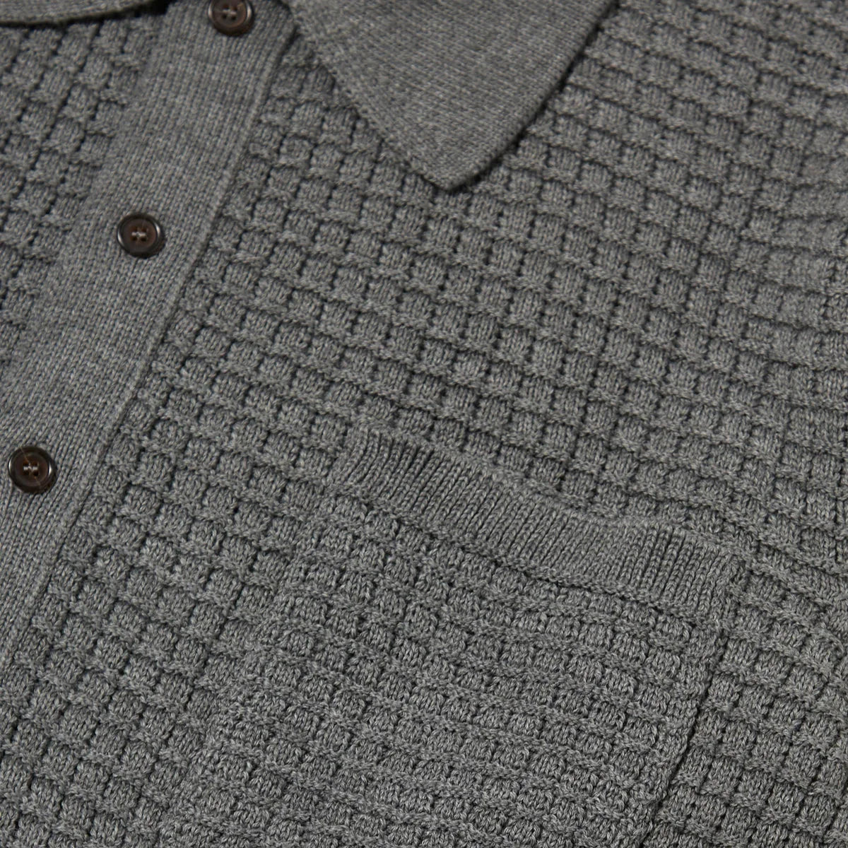 Universal Works Charlie Cardigan Textured Merino