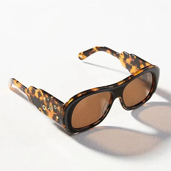 Damson Madder Oversized Navigator Sunglasses