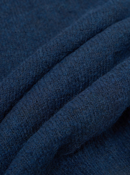 Universal Works David Cardigan Alpaca Knit Navy