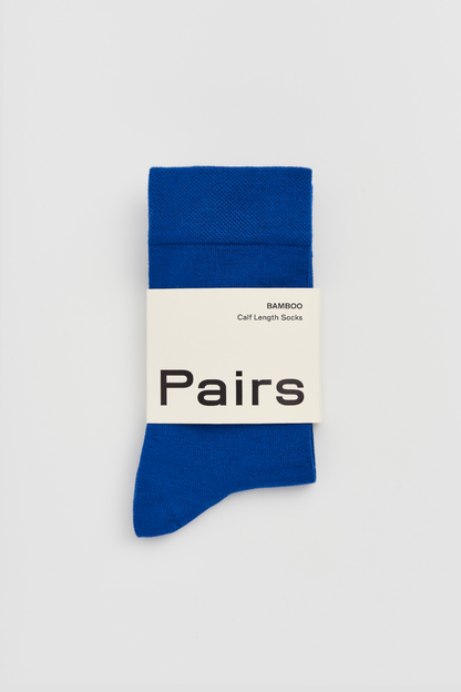 Strong Blue Bamboo Socks
