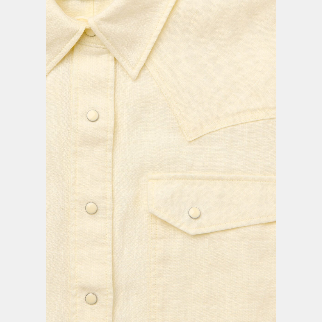 Linen Western Detail Shirt