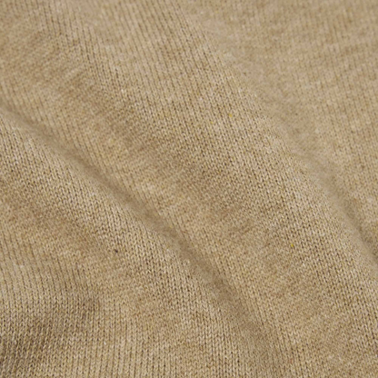 Universal Works Pullover Knit Shirt in Sand Cotton Knit