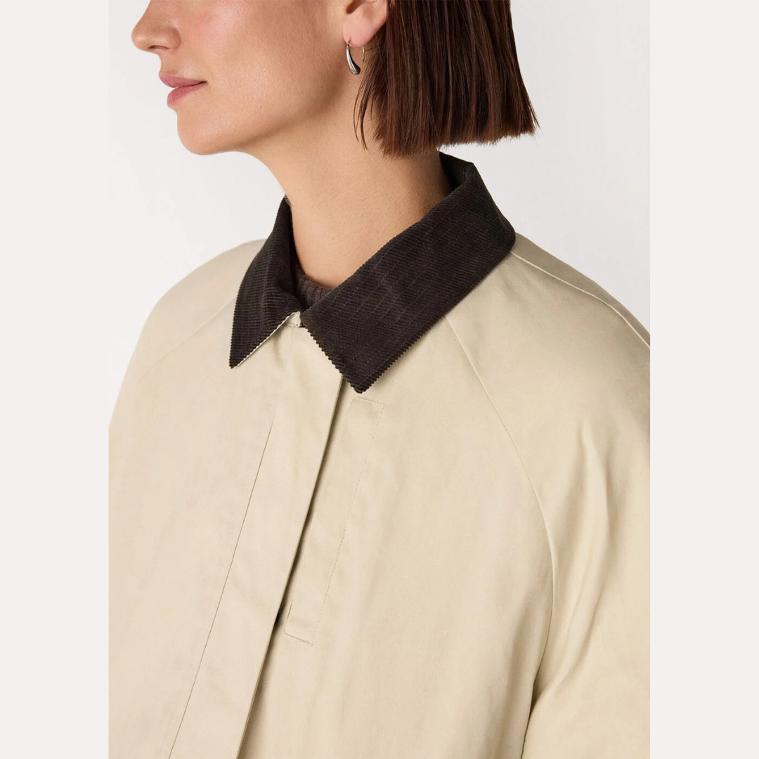 Fern Waxed Barn Jacket Neutral