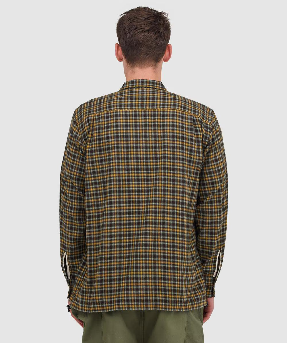 Universal Works Utility Shirt Bang Check Brown