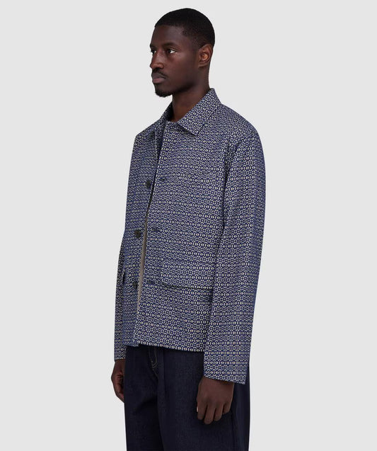 Universal Works Warmus Jacket Derek Twill Navy
