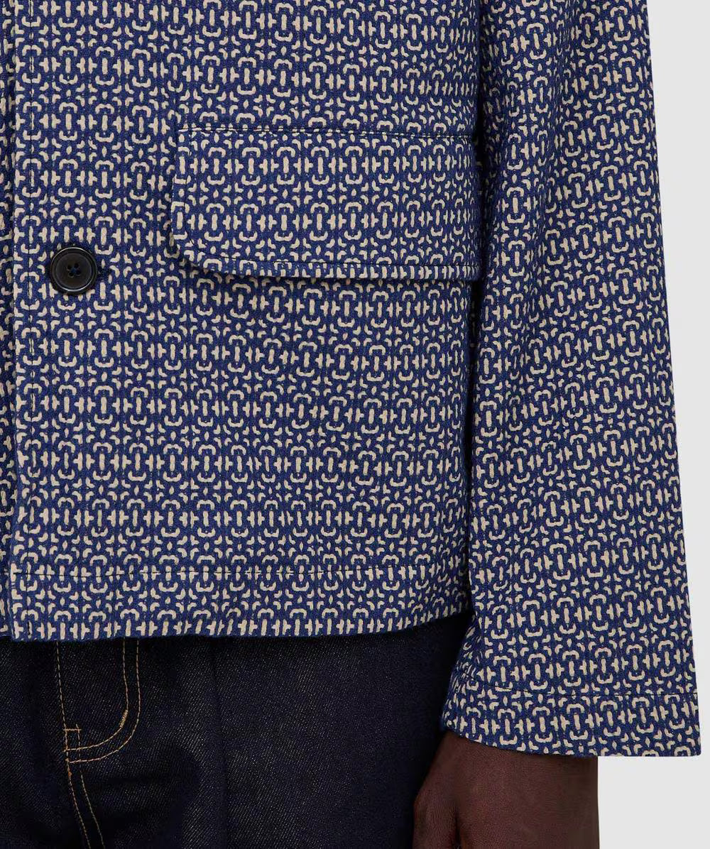 Universal Works Warmus Jacket Derek Twill Navy