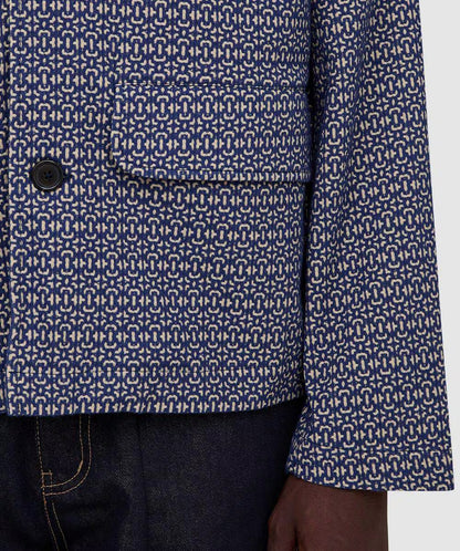Universal Works Warmus Jacket Derek Twill Navy