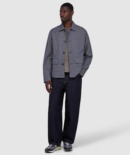 Universal Works Warmus Jacket Derek Twill Navy