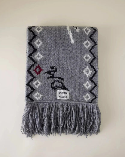 Cecily Scarf - Bunny Intarsia