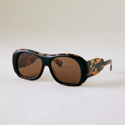 Damson Madder Oversized Navigator Sunglasses