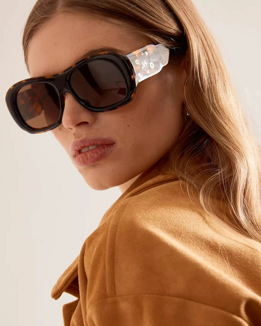 Damson Madder Oversized Navigator Sunglasses