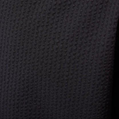 Wax London Keats SS Shirt Cotton Seersucker in Black
