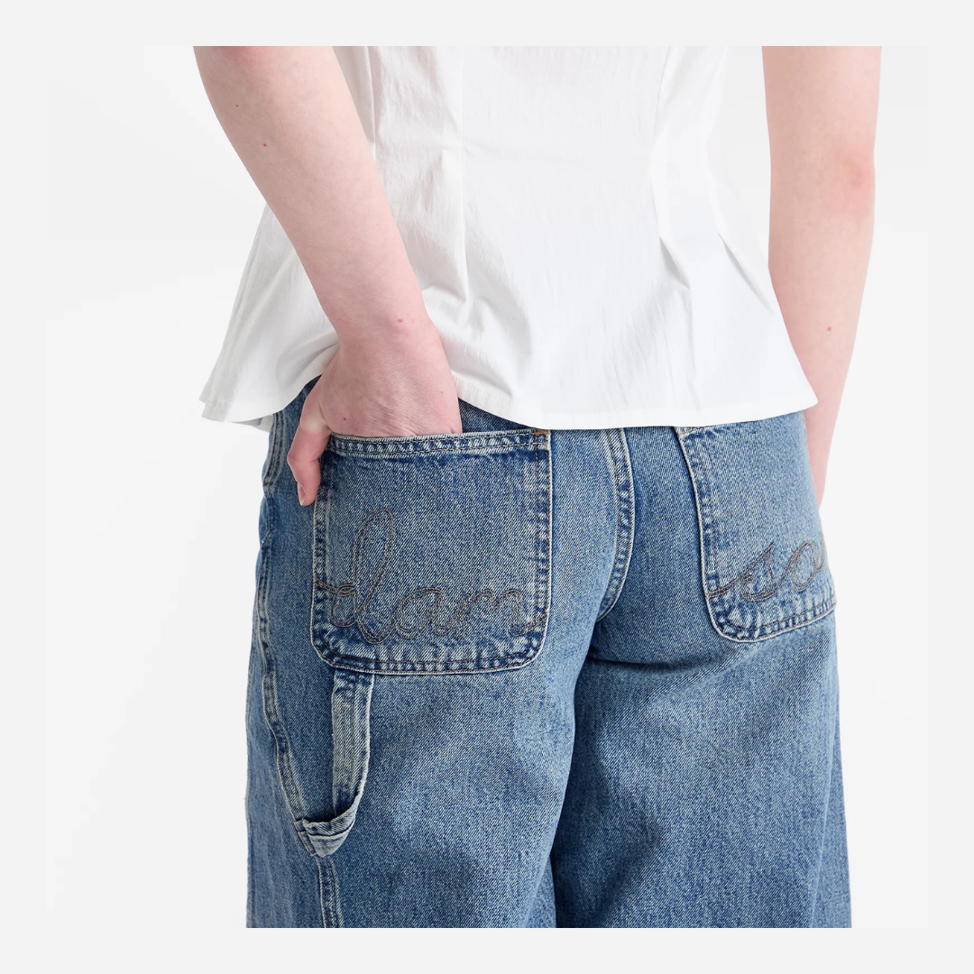 Damson Madder DION JEAN in WASHED BLUE